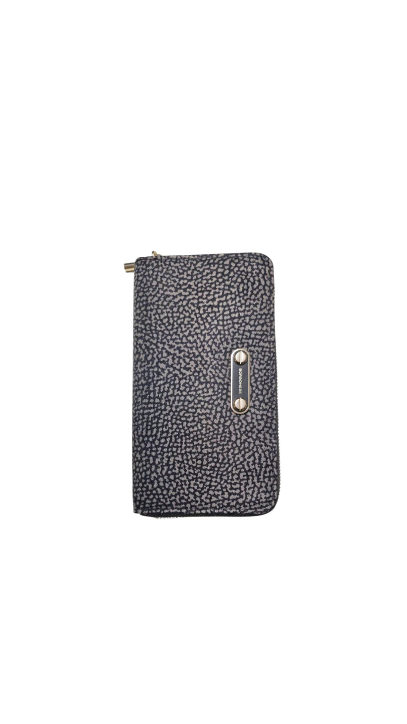 BORBONESE Portafogli Medium Zip Around 91020091 X95 M32 Catrame