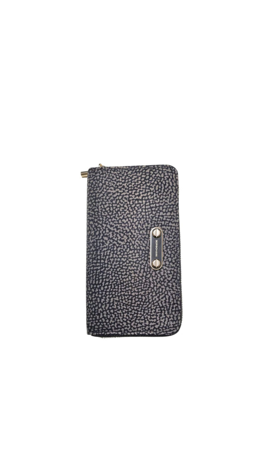 BORBONESE Portafogli Medium Zip Around 91020091 X95 M32 Catrame