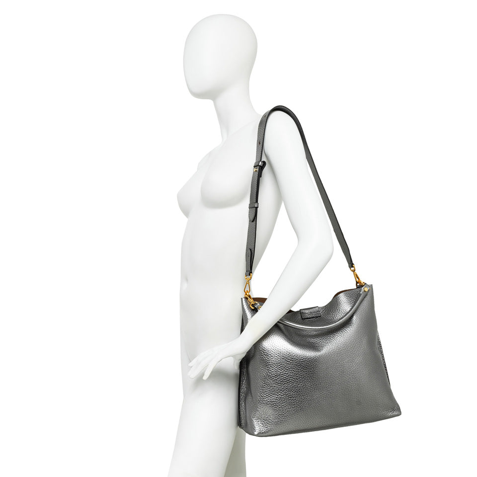 Gianni Chiarini Borsa Donna ARETHA BS 11833 RNGDBL City Noir-Castoro
