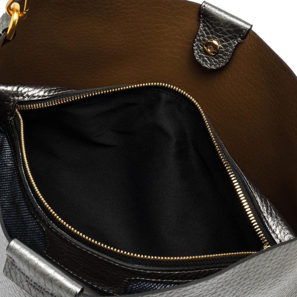 Gianni Chiarini Borsa Donna ARETHA BS 11833 RNGDBL City Noir-Castoro