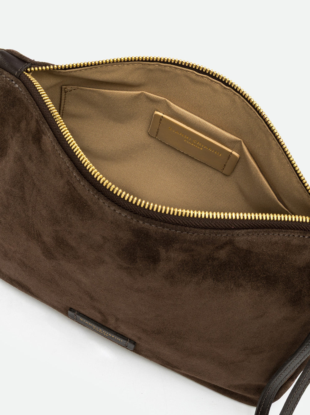 Gianni Chiarini Borsa NORA POUCH BS 10225 CM-PL Moka