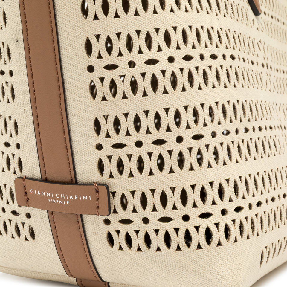 Gianni Chiarini Borsa MASHUP BS 11507 COMM CNVLS Panna Corda Clay