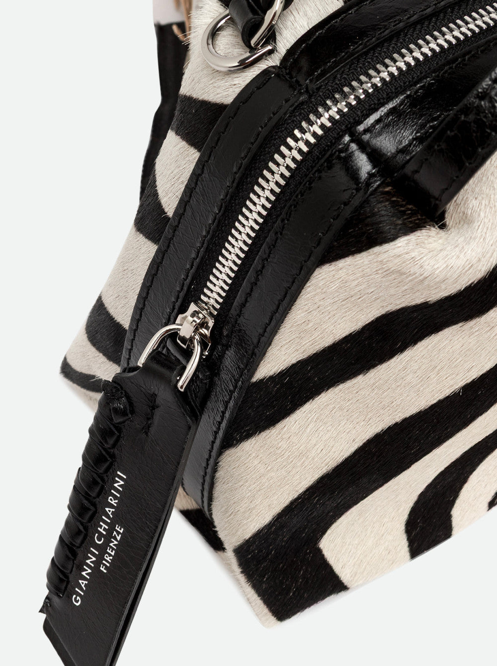 Gianni Chiarini Borsa ALIFA BS 12498 CAV-INT Zebra Bianco Nero