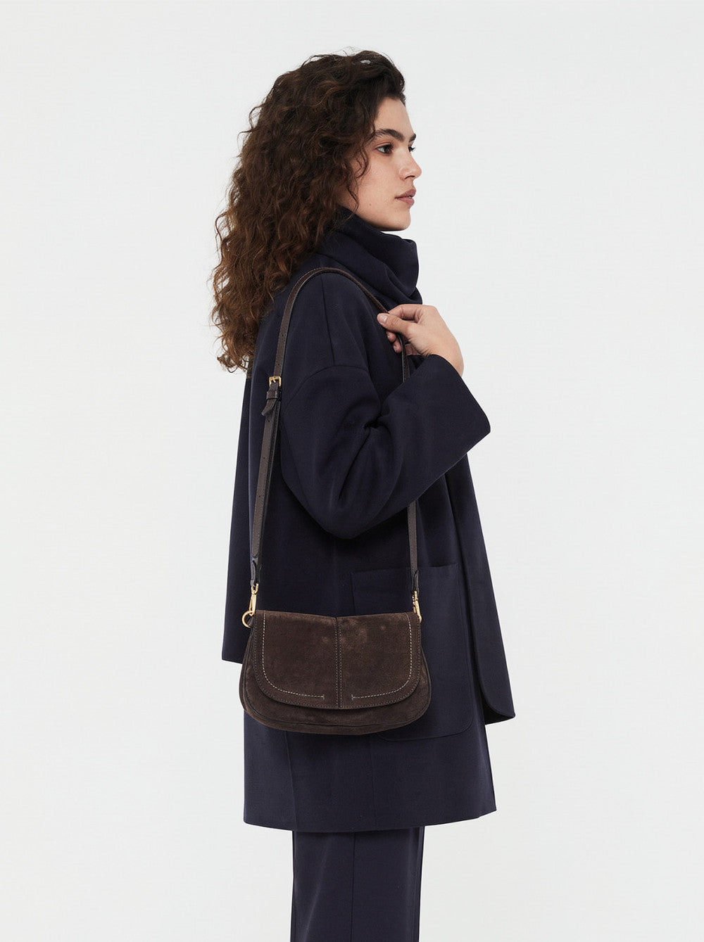 Gianni Chiarini Borsa HELENA ROUND BS 12618 CM-PL Moka