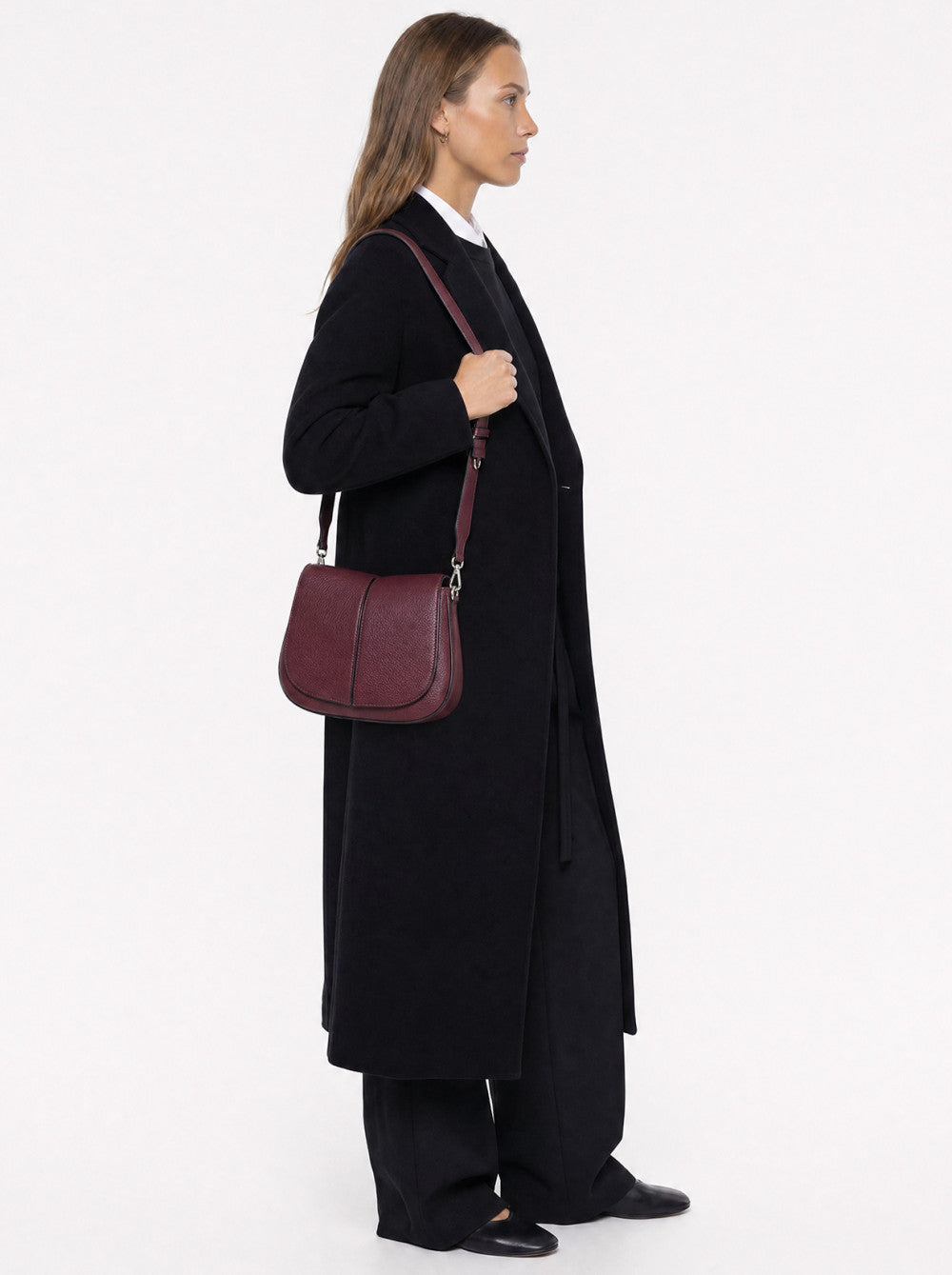 Gianni Chiarini Borsa HELENA ROUND BS 9036/COMM GRN Antique Ruby