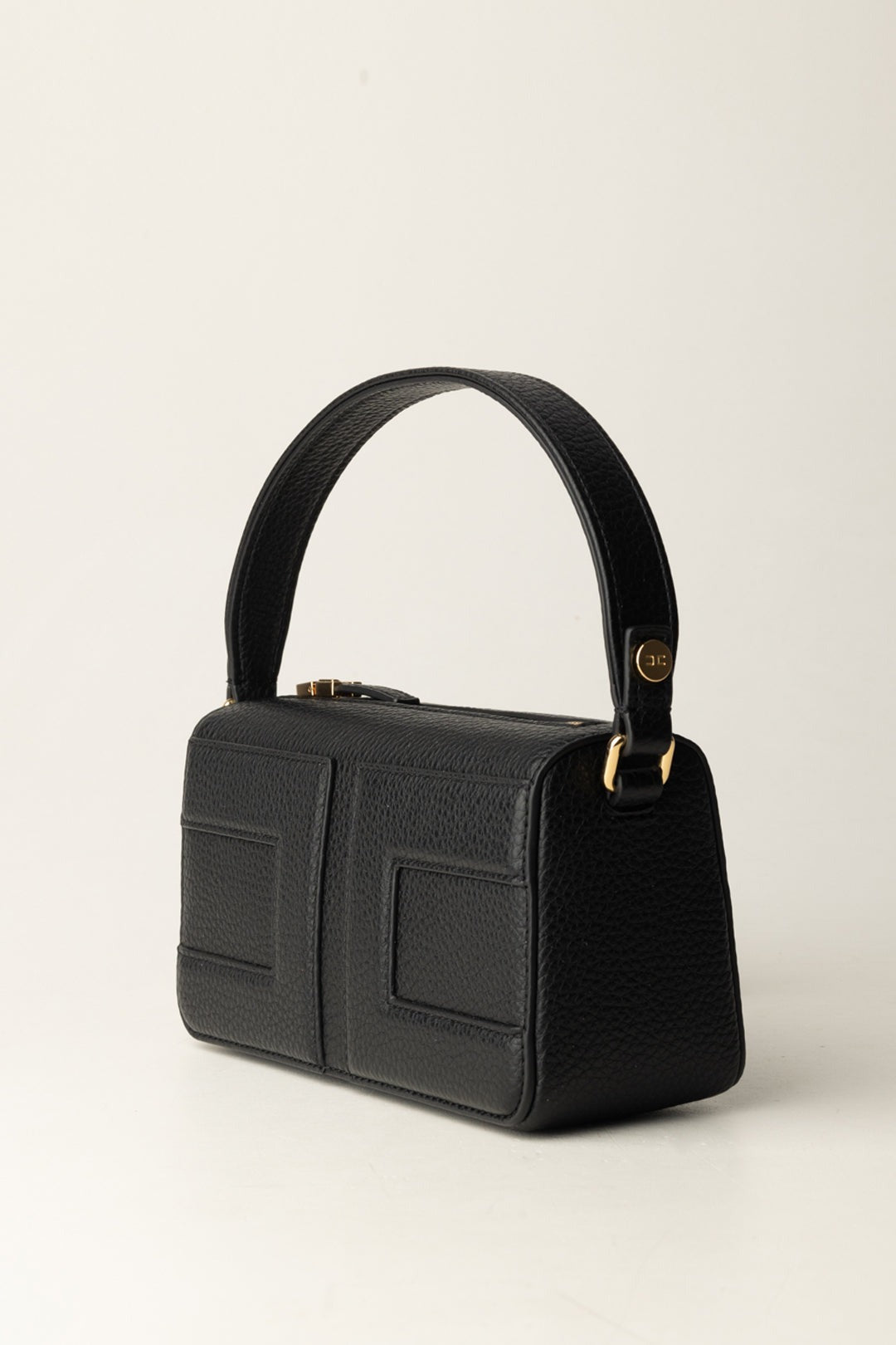 ELISABETTA FRANCHI Borsa a spalla con Logo BS55A56E2 Nero