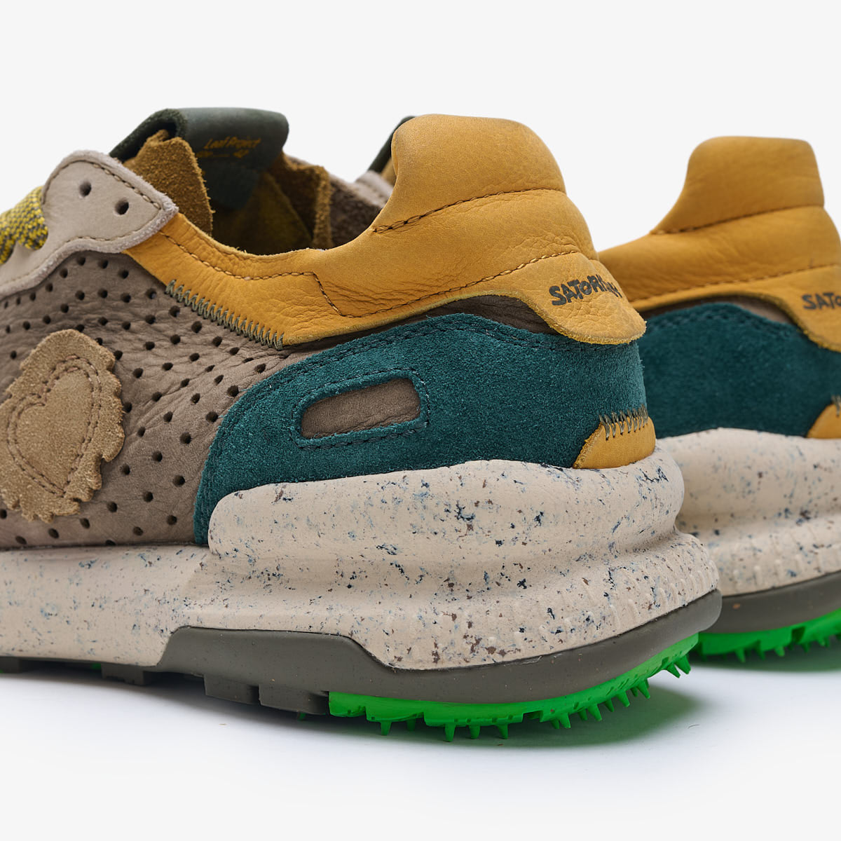 SATORISAN Sneakers Uomo CHACRONA LASER PREMIUM Loden Brown