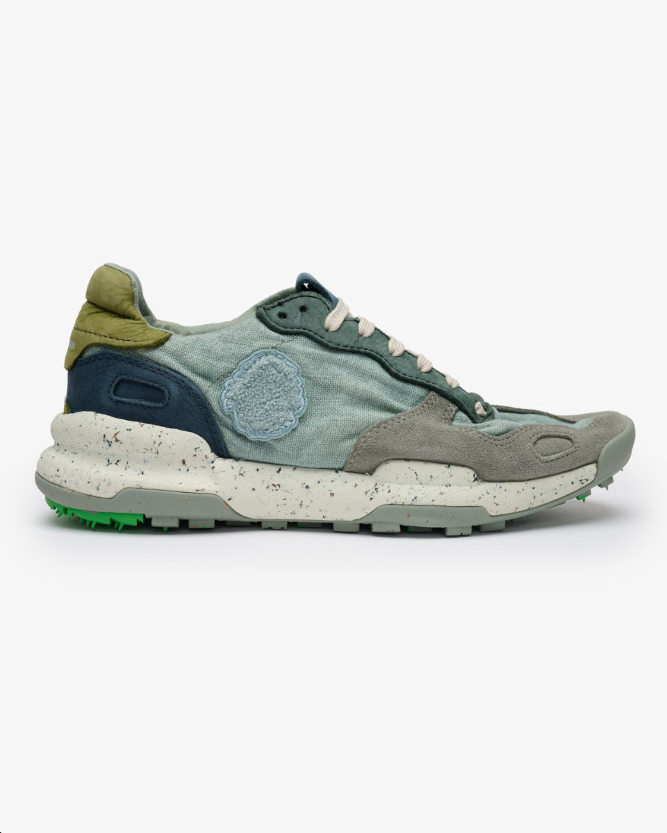 SATORISAN Sneakers Uomo CHACRONA LINEN Vergri Blue