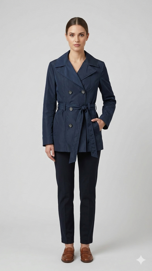 CHIARULLI Trench MIRTA Blue