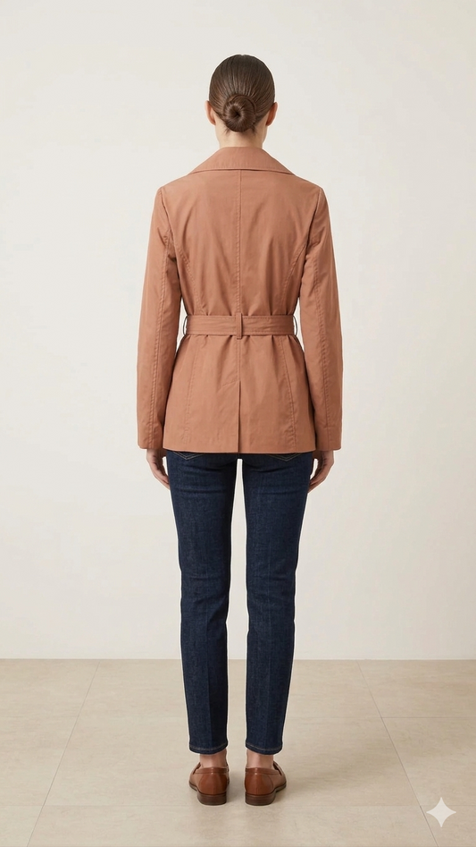 CHIARULLI Trench MIRTA Chocolate