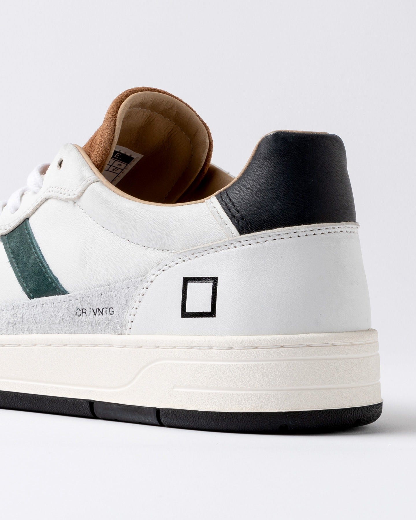 D.A.T.E. Sneakers Uomo COURT 2.0 VINTAGE White Cuoio
