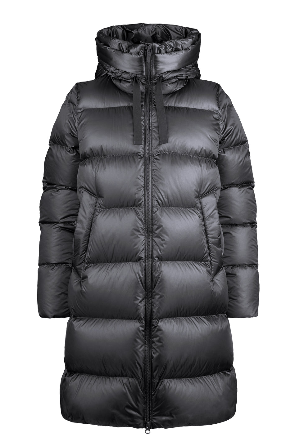 BOMBOOGIE Piumino lungo Donna Geneva Jacket CW6630TDLC6 Charcoal Grey 52