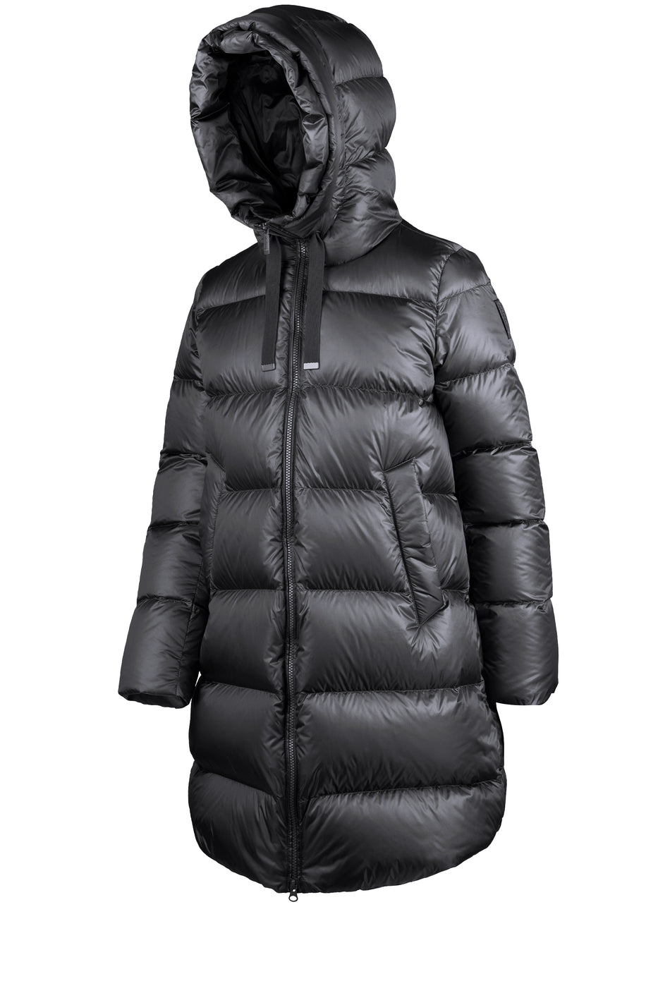 BOMBOOGIE Piumino lungo Donna Geneva Jacket CW6630TDLC6 Charcoal Grey 52