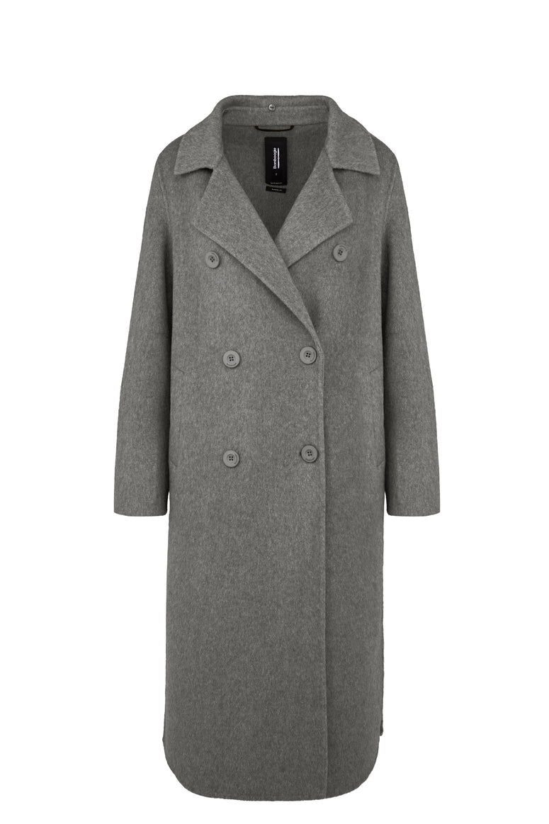 BOMBOOGIE Cappotto in lana e nylon Copenaghen coat CW9147TWLA6 Ash Grey 529