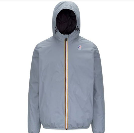 K-WAY Giubbino Uomo LE VRAI 4.0 CLAUDE WARM K61273W Grey Md WA9
