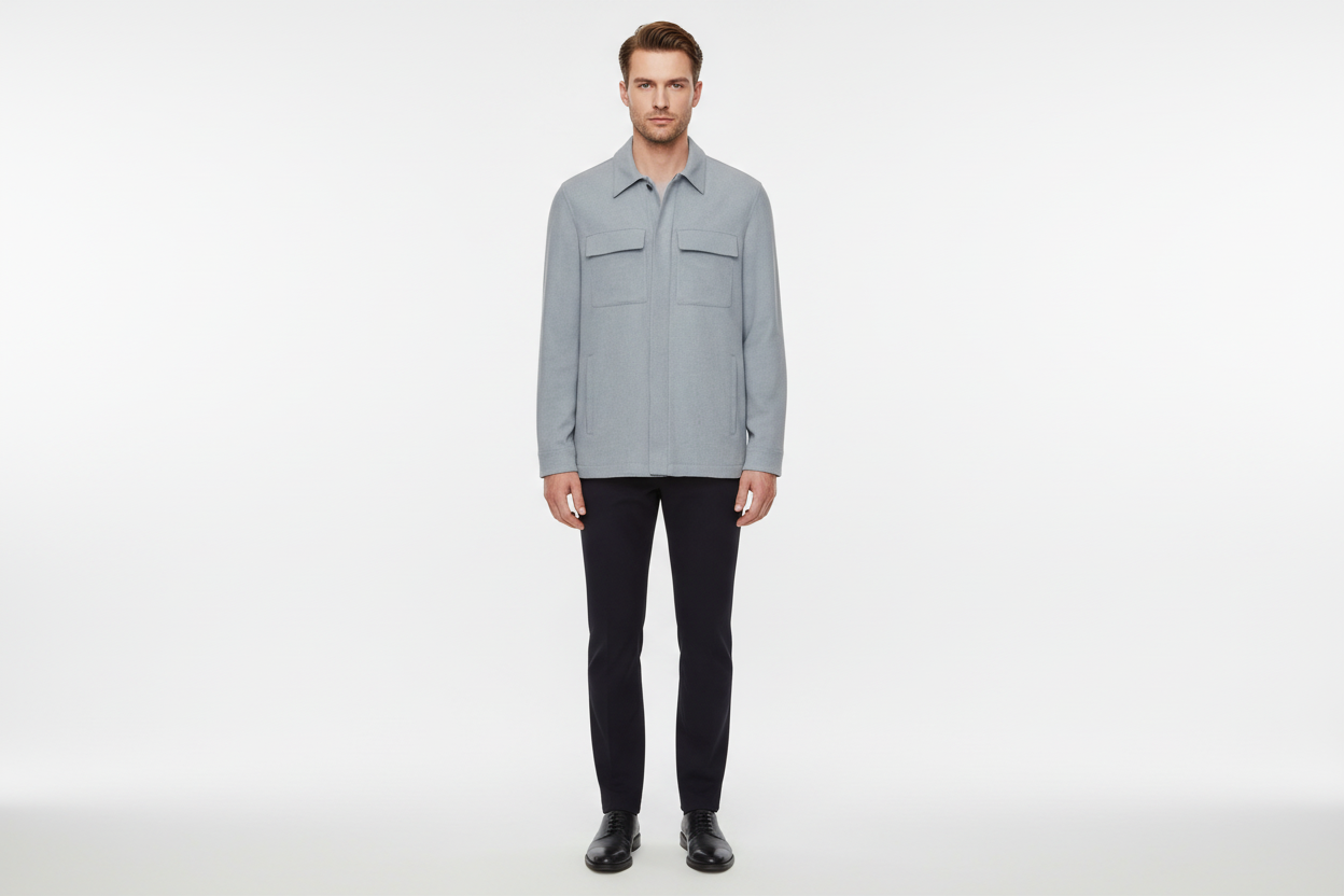 MANUEL RITZ Giacca 3932G2441X 253600 Grigio Chiaro 96