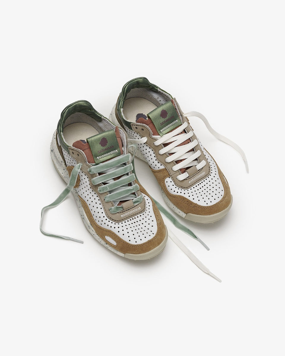SATORISAN Sneakers Donna CHACRONA LASER PREMIUM White Multicolor