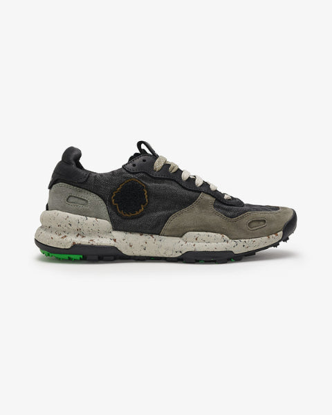 SATORISAN Sneakers Uomo CHACRONA LINEN Fumo Black