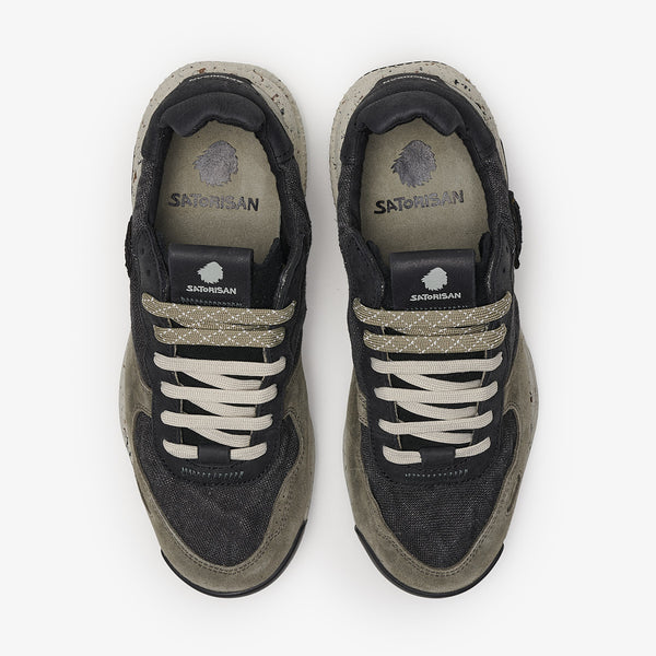 SATORISAN Sneakers Uomo CHACRONA LINEN Fumo Black