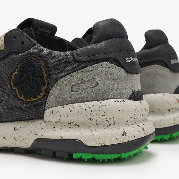 SATORISAN Sneakers Uomo CHACRONA LINEN Fumo Black