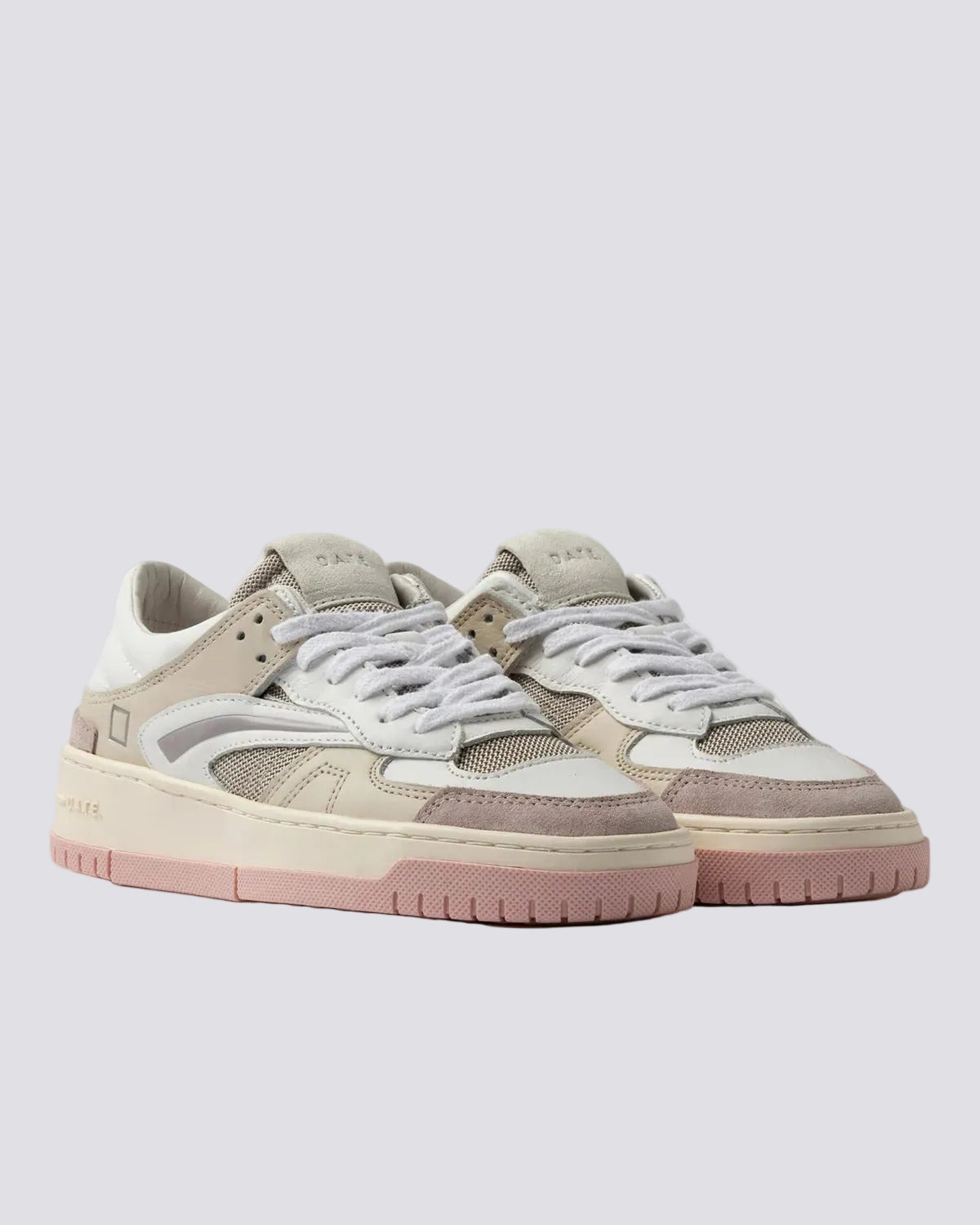 D.A.T.E. Sneakers Donna TORNEO COLLAR NATURAL Taupe