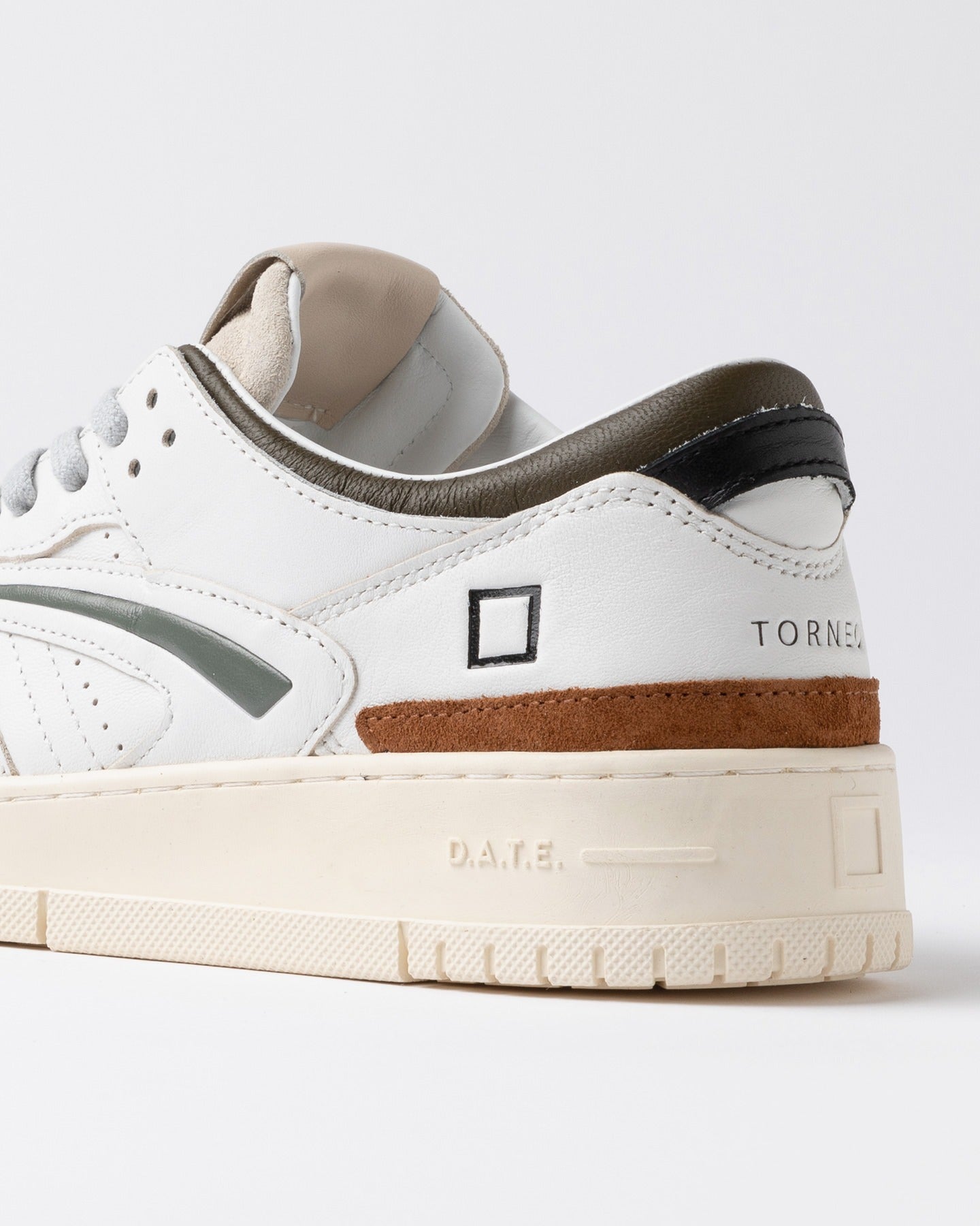D.A.T.E. Sneakers Uomo TORNEO COLORED WHITE ARMY