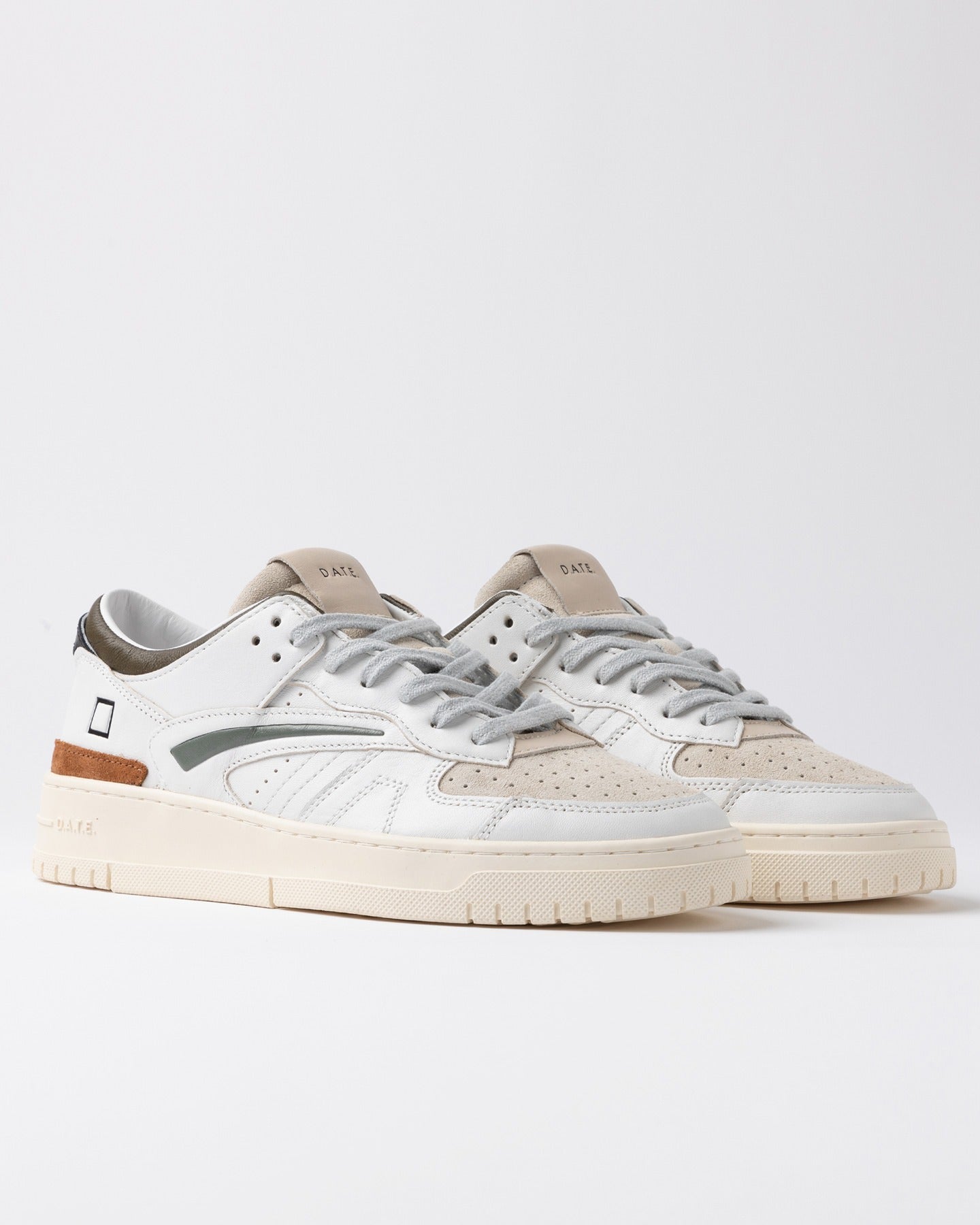D.A.T.E. Sneakers Uomo TORNEO COLORED WHITE ARMY