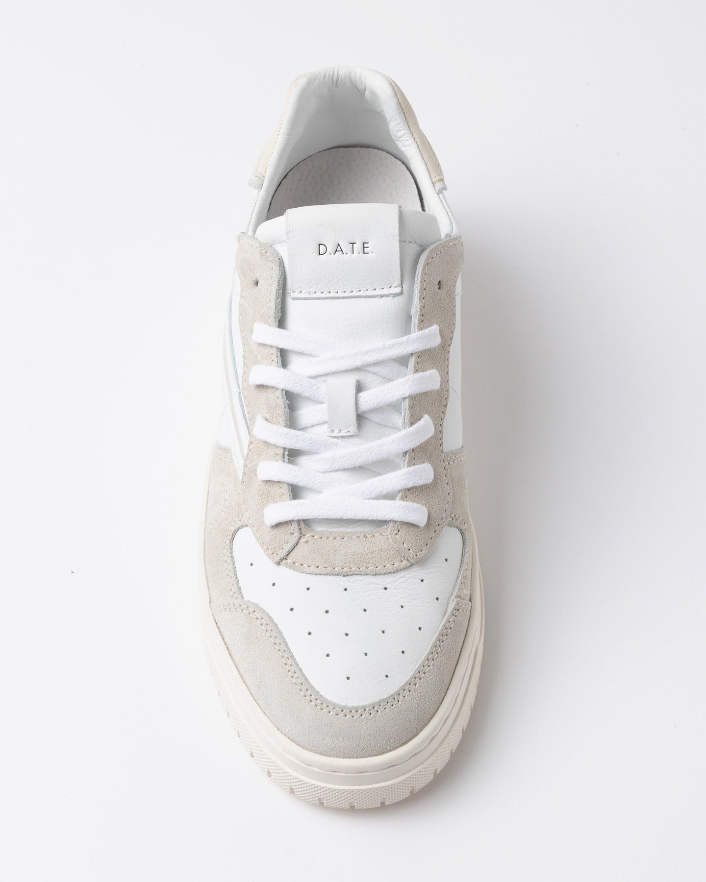 D.A.T.E. Sneakers Uomo TORNEO PURE BASIC White Beige