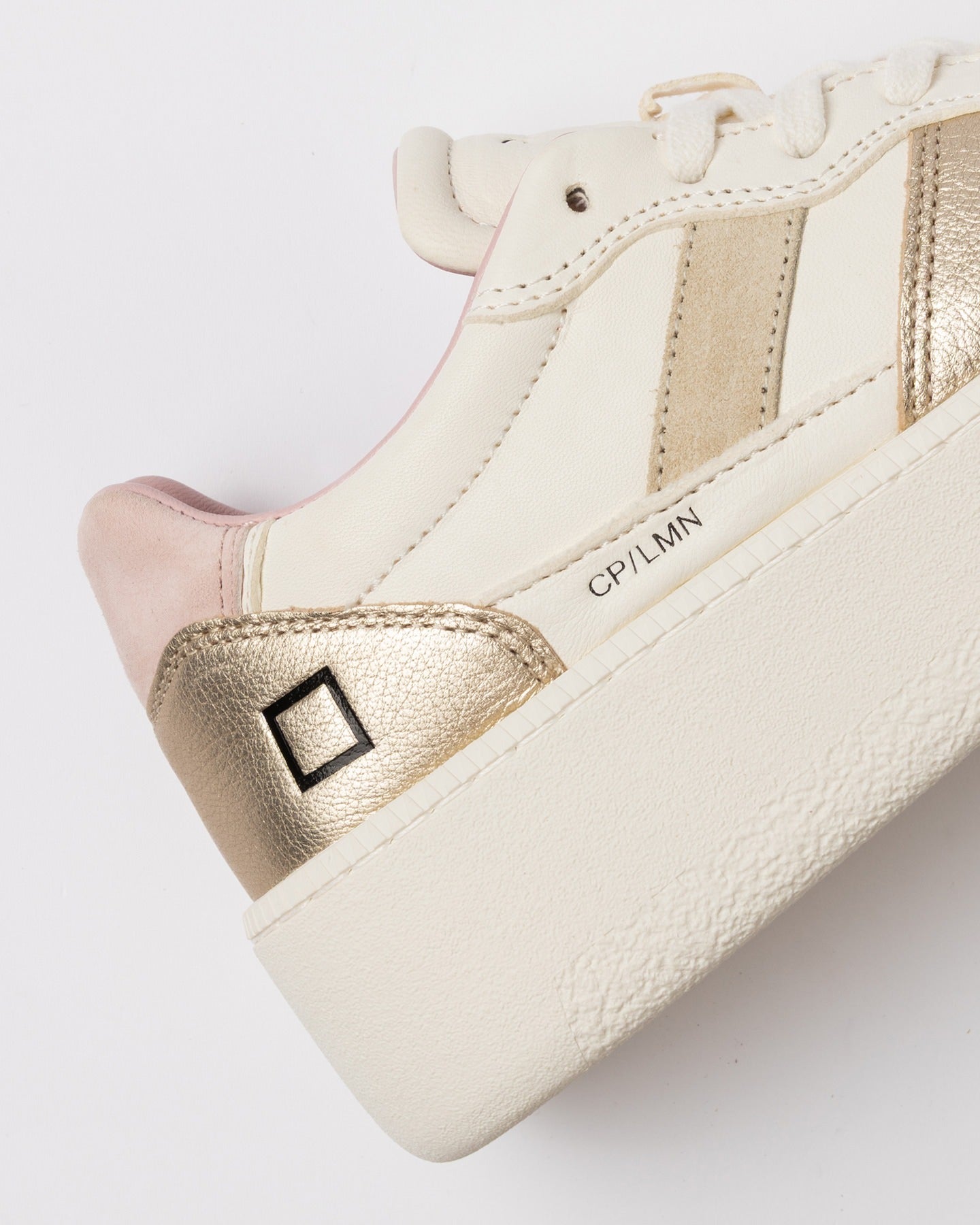 D.A.T.E. Sneakers Donna COURT PLATFORM LAMINATED Platinum