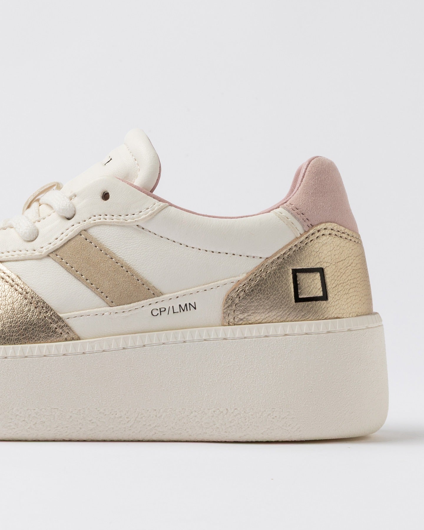D.A.T.E. Sneakers Donna COURT PLATFORM LAMINATED Platinum