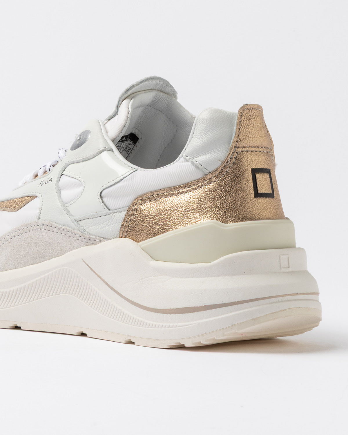 D.A.T.E. Sneakers Donna FUGA COLORED White Platinum