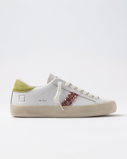 D.A.T.E. Sneakers Donna HILL LOW CALF White Kiwi