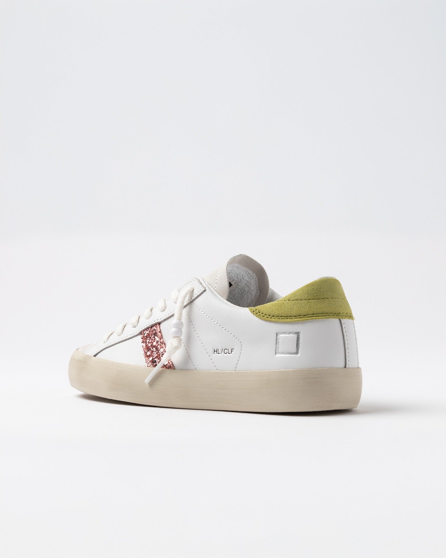 D.A.T.E. Sneakers Donna HILL LOW CALF White Kiwi