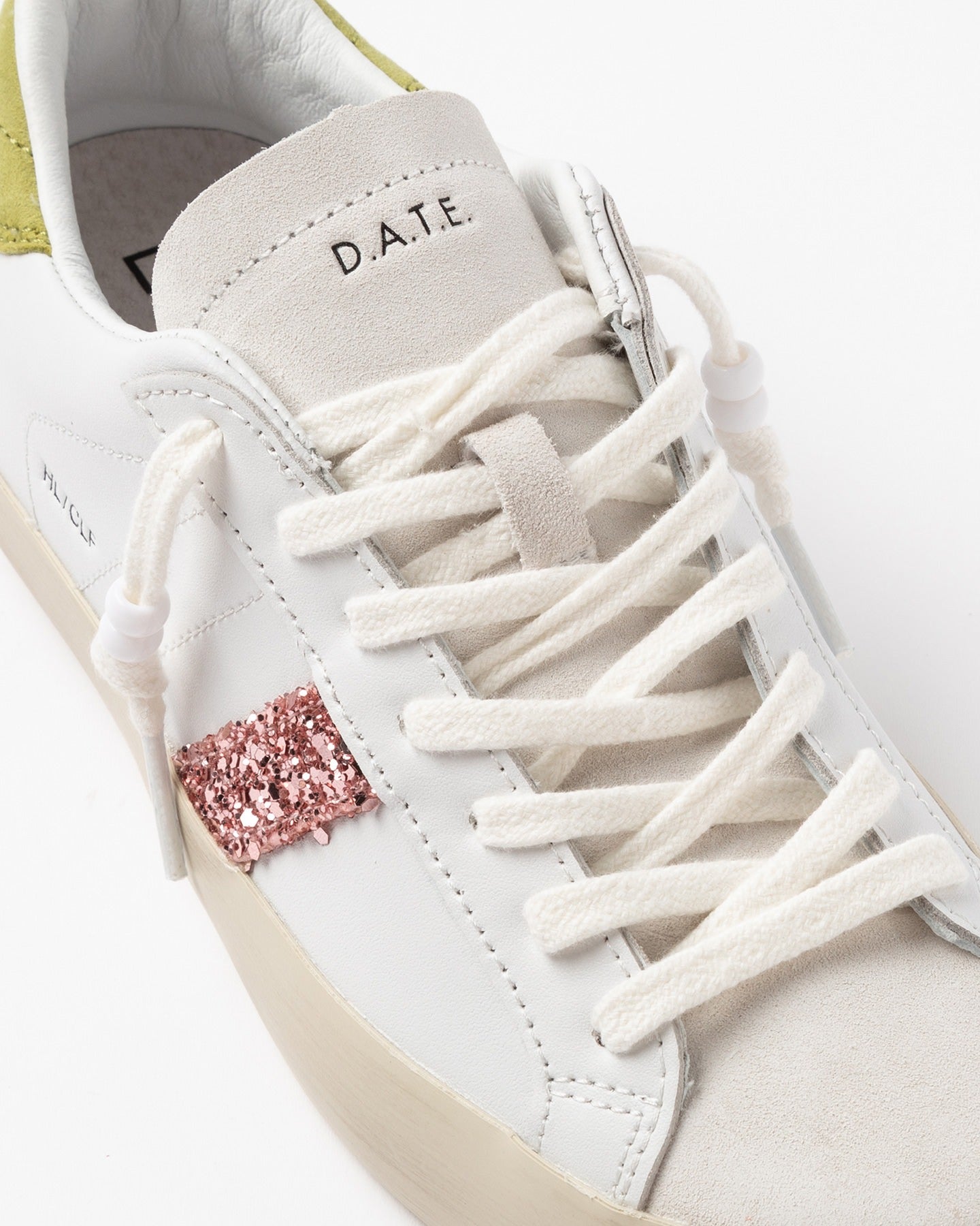 D.A.T.E. Sneakers Donna HILL LOW CALF White Kiwi