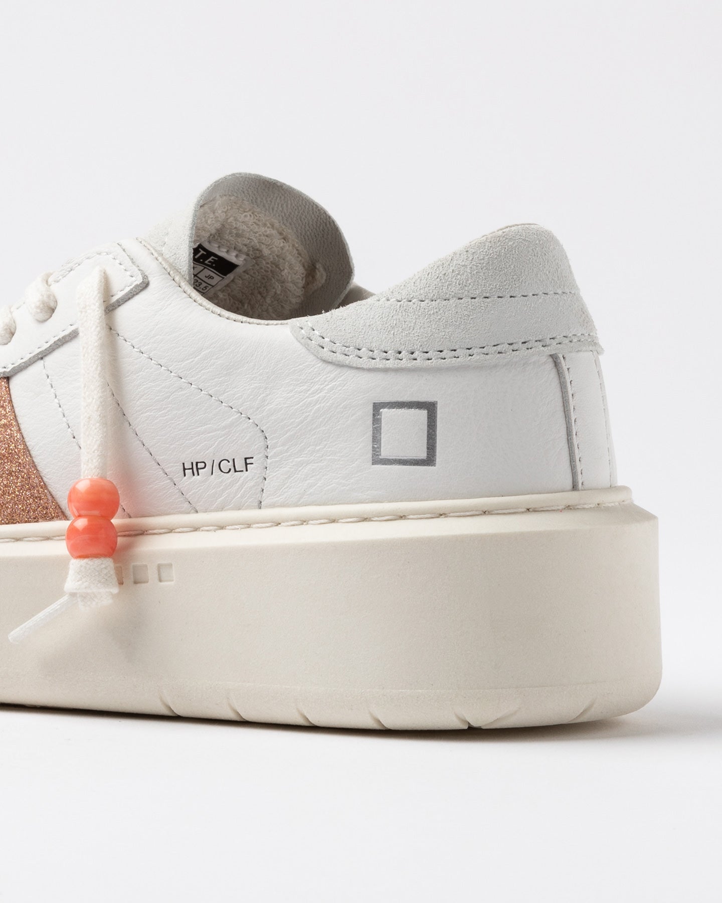 D.A.T.E. Sneakers Donna HILL LOW PLATFORM CALF White Cooper