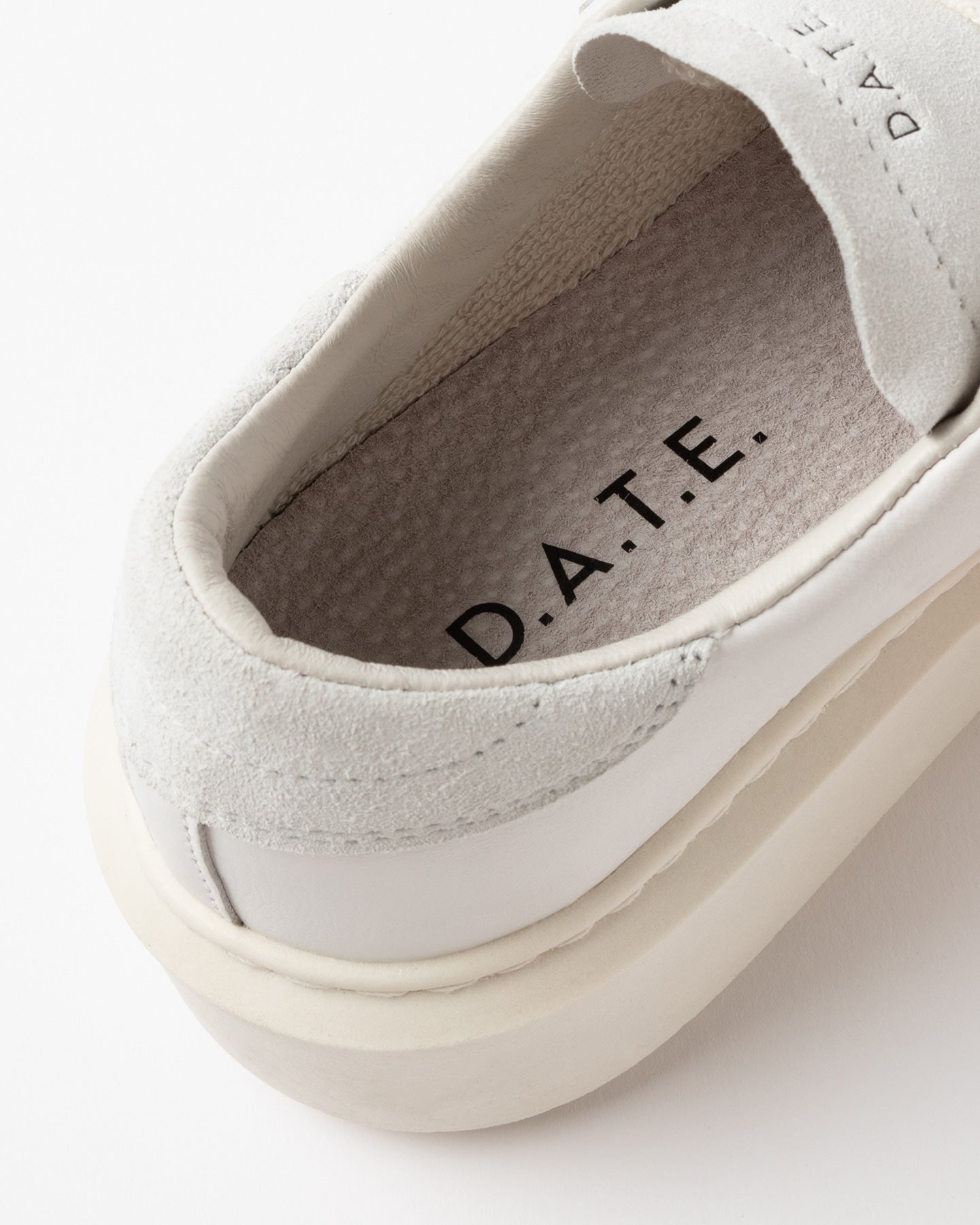 D.A.T.E. Sneakers Donna HILL LOW PLATFORM CALF White Cooper