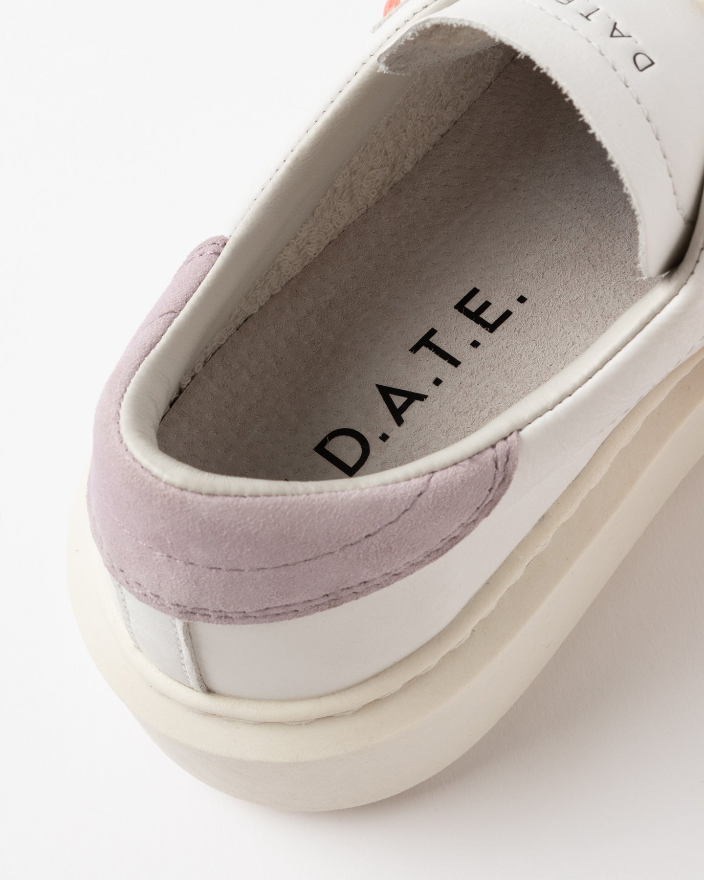 D.A.T.E. Sneakers Donna HILL LOW PLATFORM CALF White Pink
