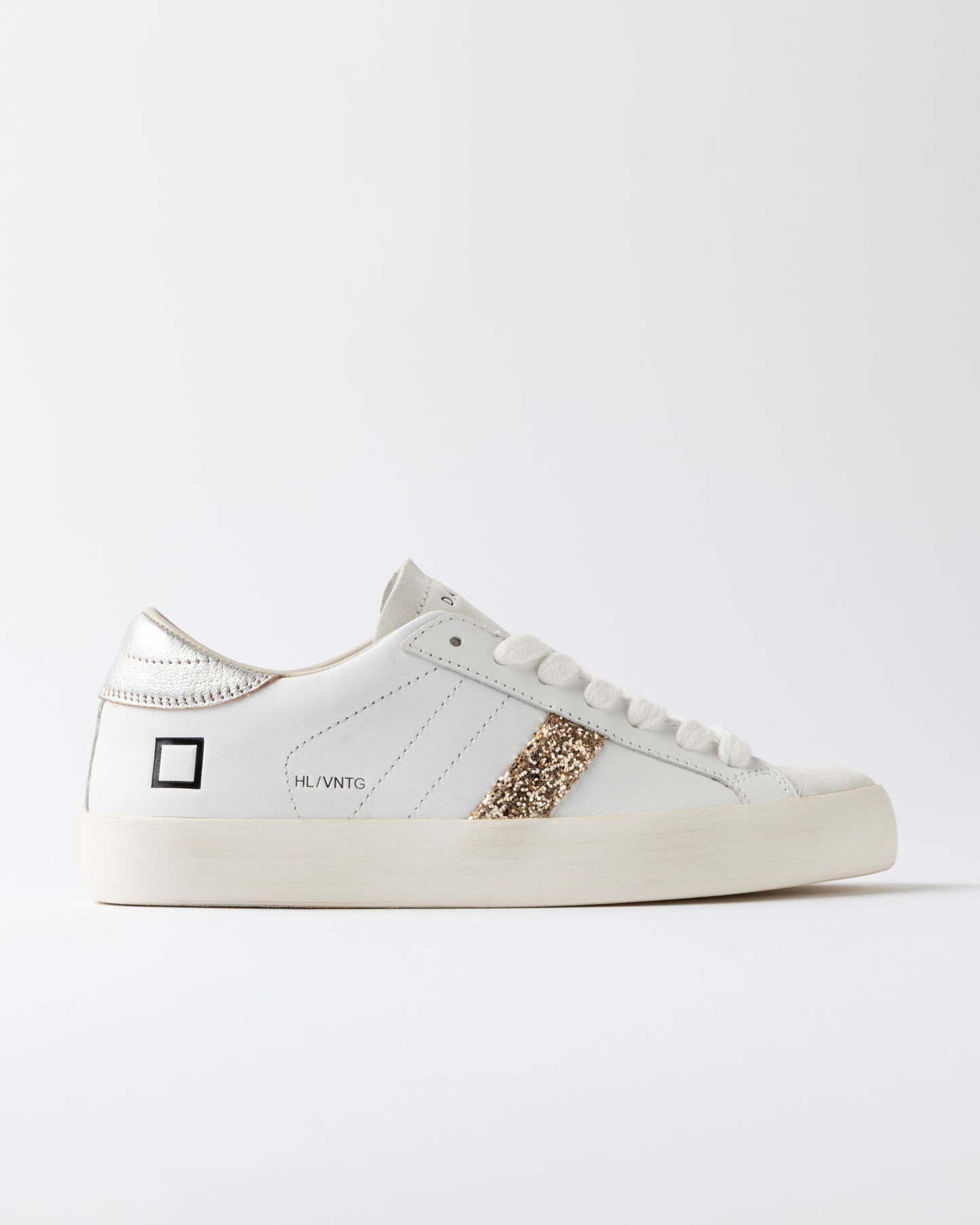 D.A.T.E. Sneakers Donna HILL LOW VINTAGE White Silver