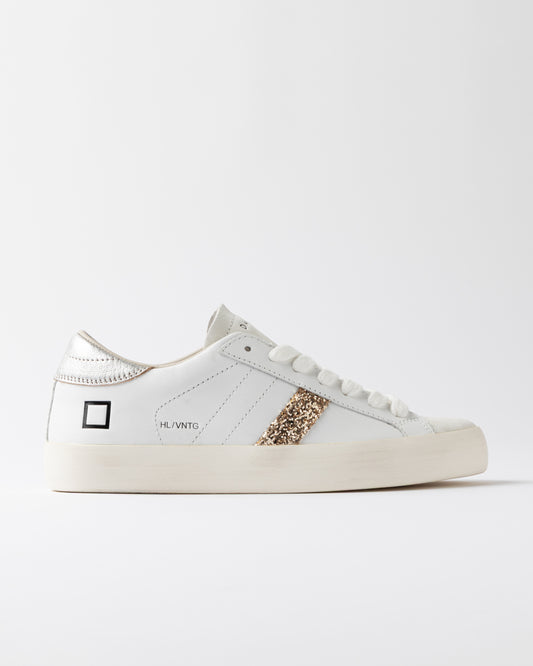 D.A.T.E. Sneakers Donna HILL LOW VINTAGE White Silver