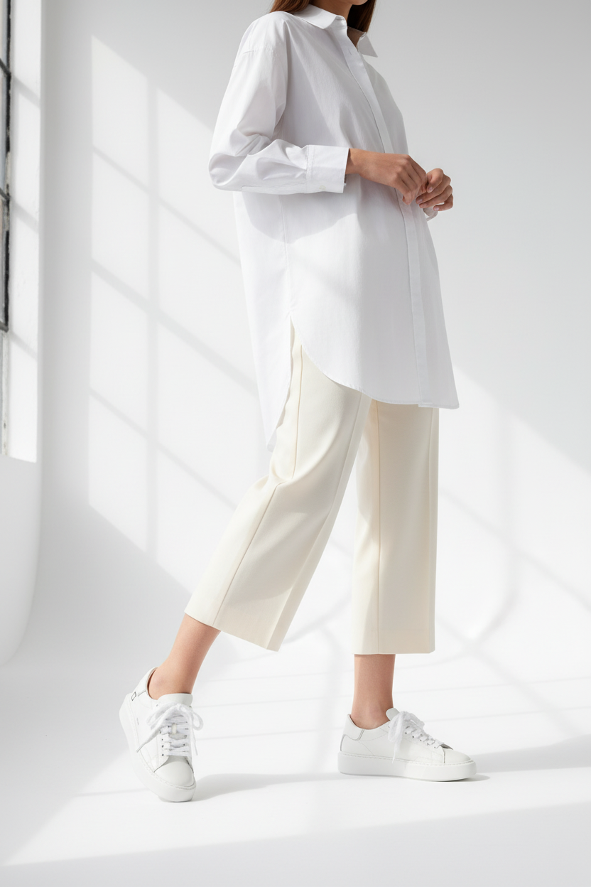 D.A.T.E. Sneakers Donna SFERA CALF White