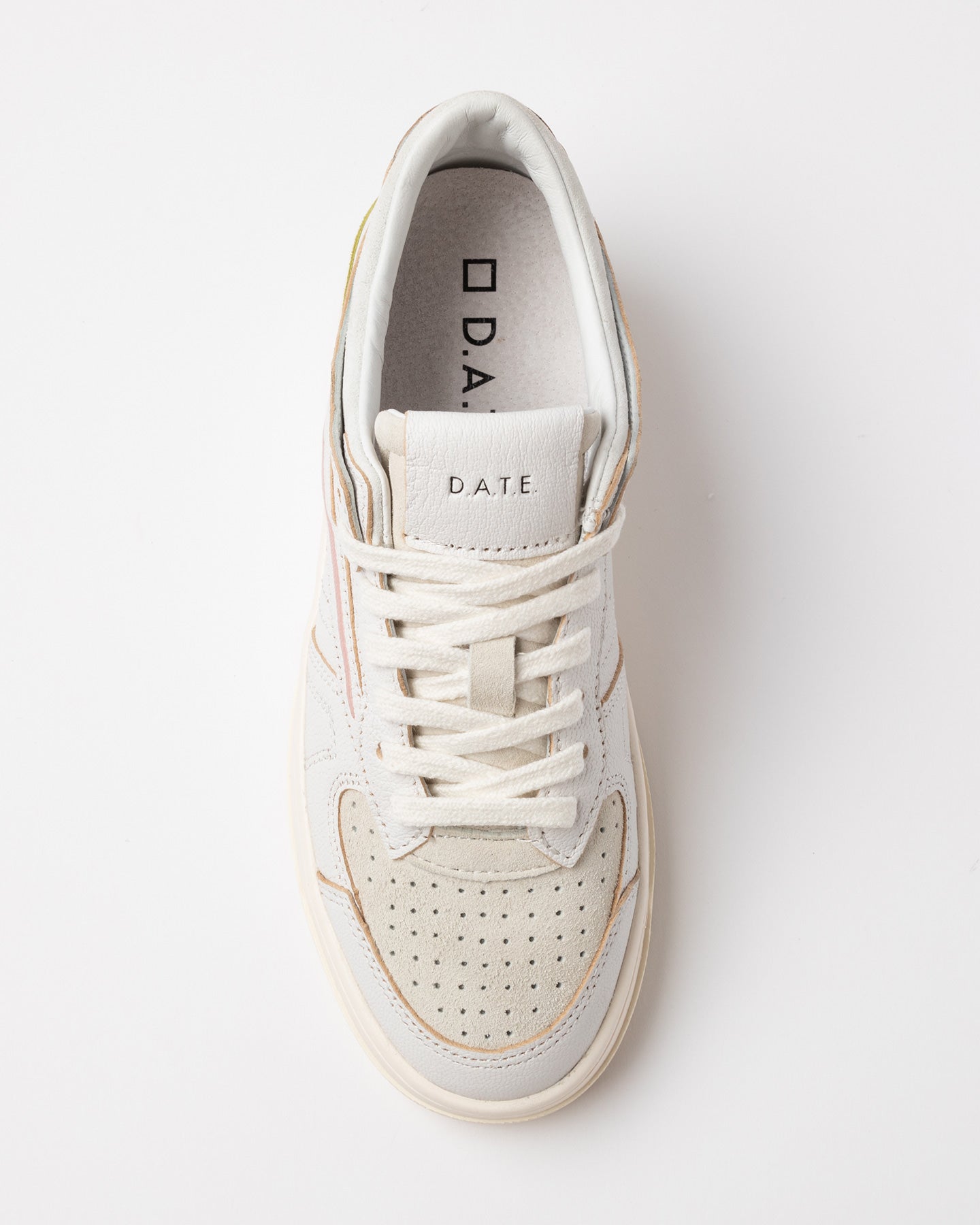 D.A.T.E. Sneakers Donna TORNEO NATURAL White Pink