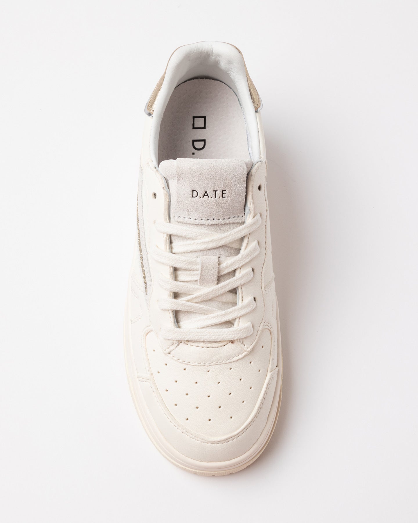 D.A.T.E. Sneakers Donna TORNEO PURE SHINY Ivory