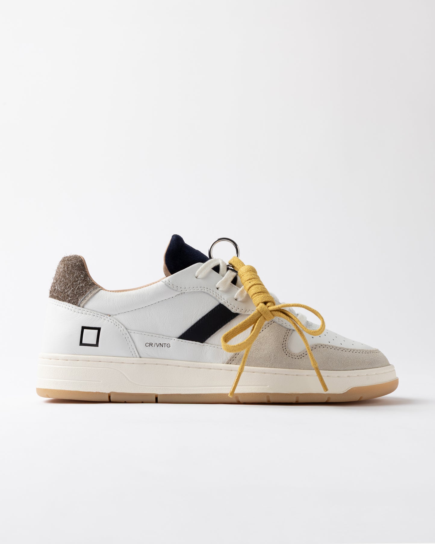 D.A.T.E. Sneakers Uomo COURT 2.0 VINTAGE White Brown