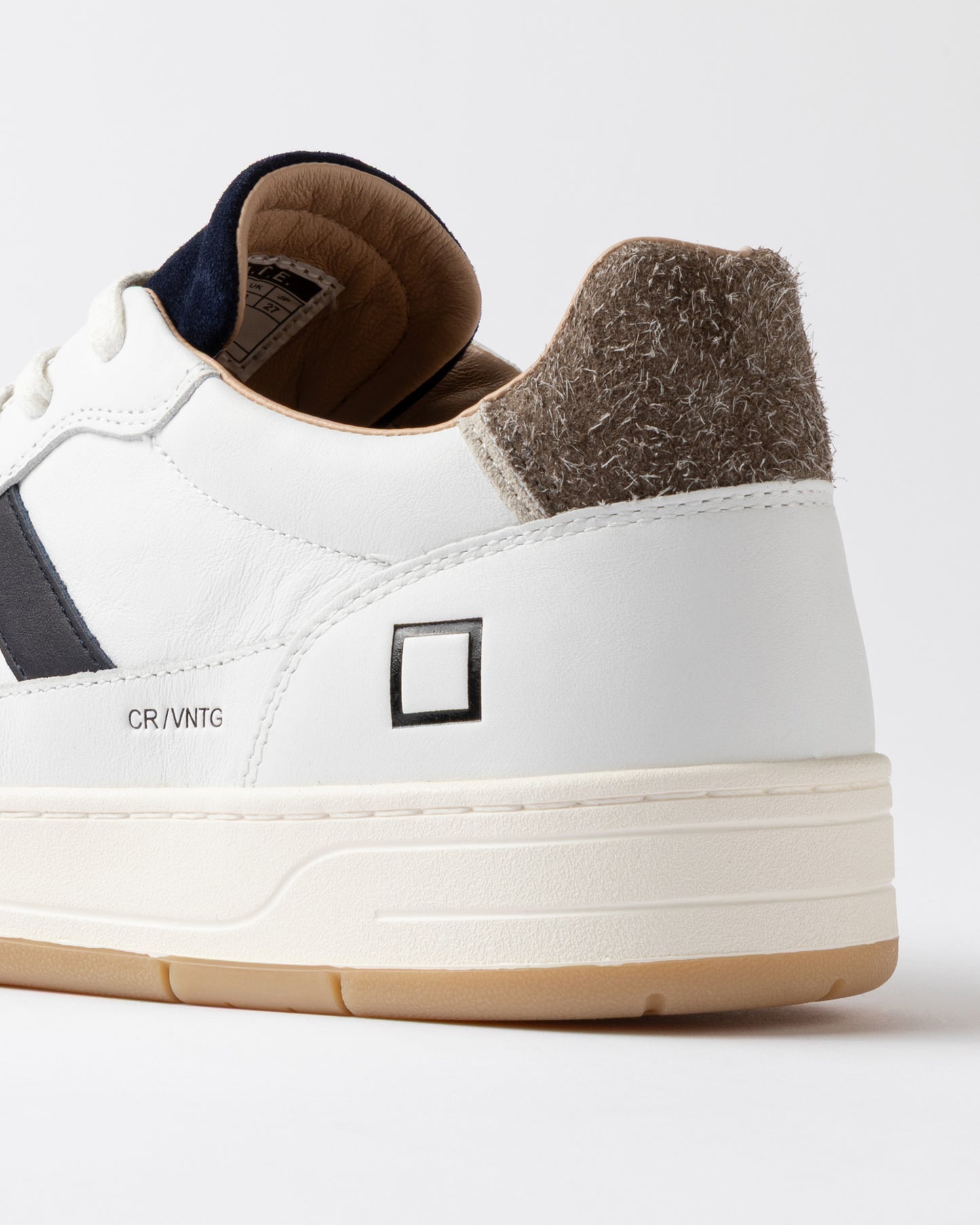 D.A.T.E. Sneakers Uomo COURT 2.0 VINTAGE White Brown