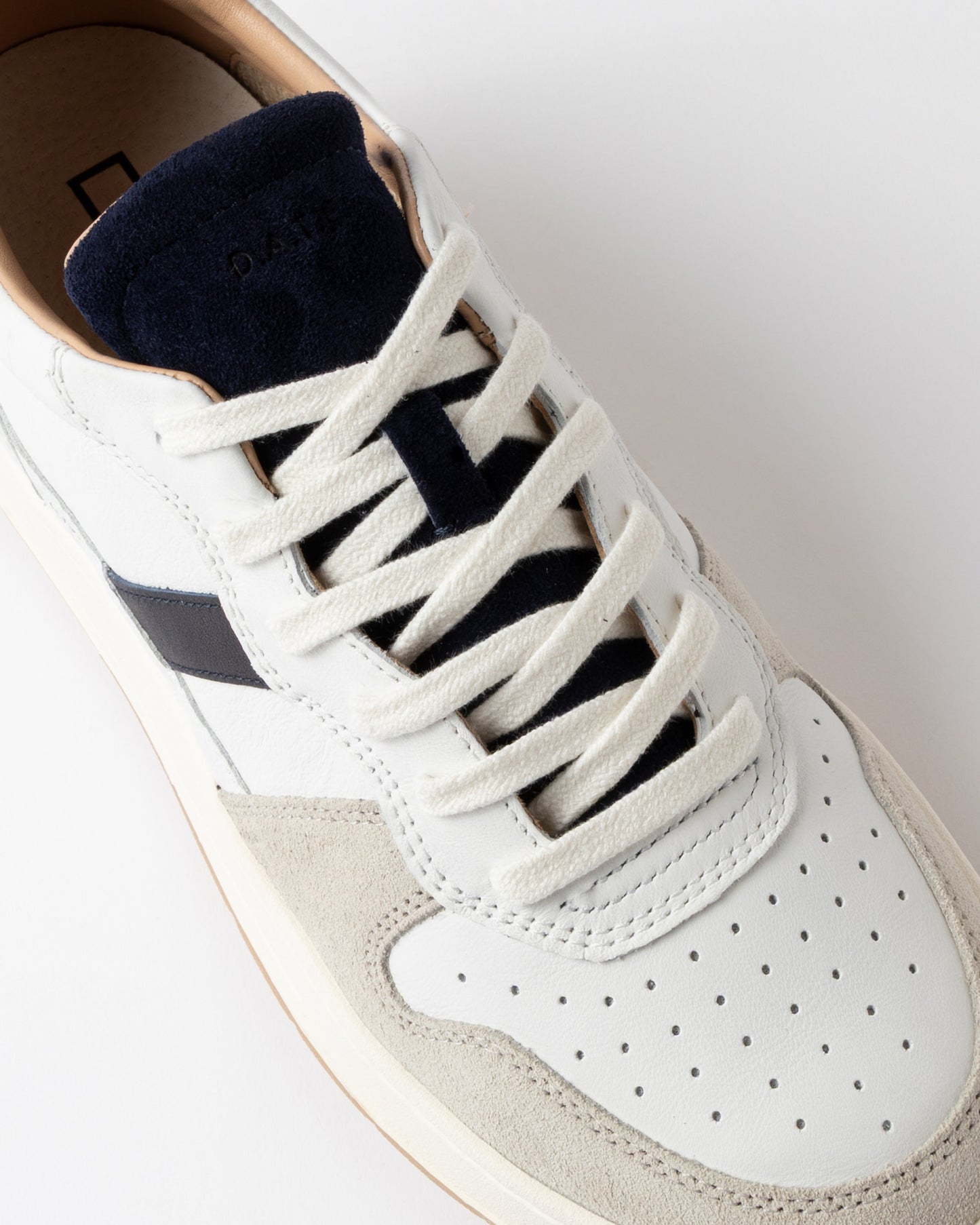 D.A.T.E. Sneakers Uomo COURT 2.0 VINTAGE White Brown