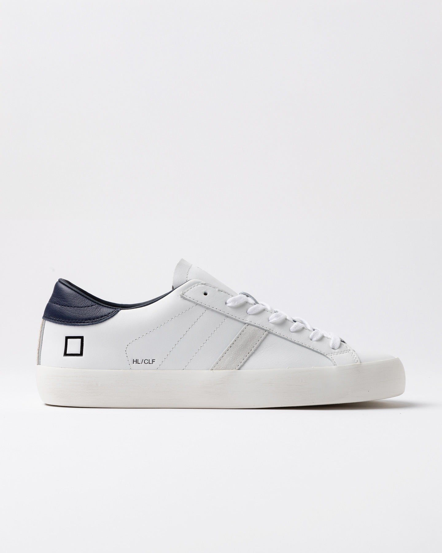 D.A.T.E. Sneakers Uomo HILL LOW CALF White Blue