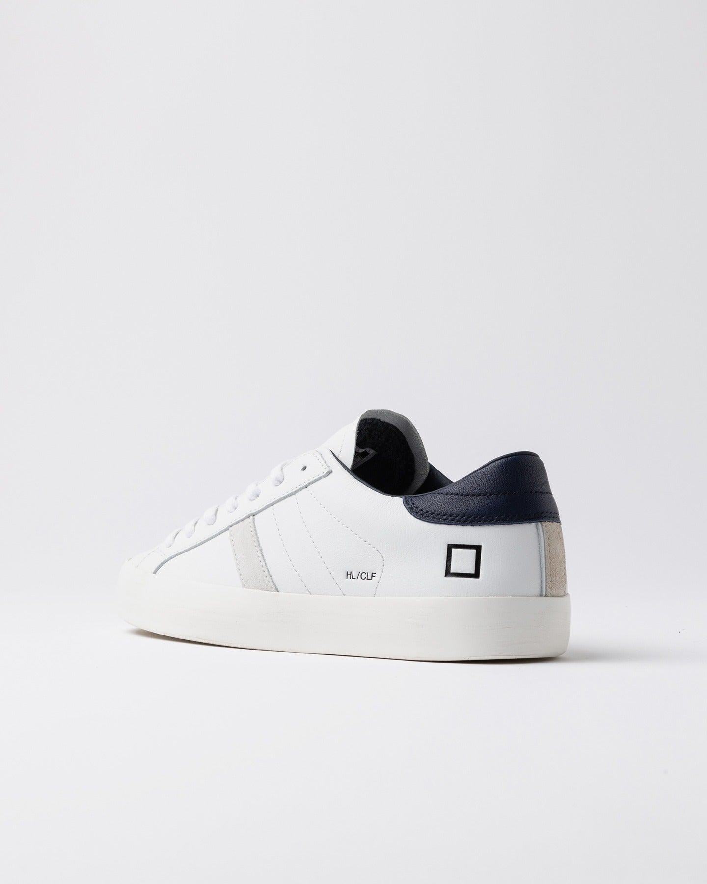 D.A.T.E. Sneakers Uomo HILL LOW CALF White Blue