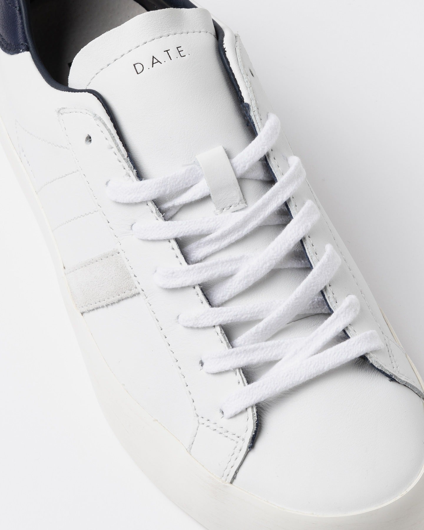 D.A.T.E. Sneakers Uomo HILL LOW CALF White Blue