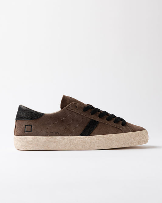 D.A.T.E. Sneakers Uomo HILL LOW Suede Brown
