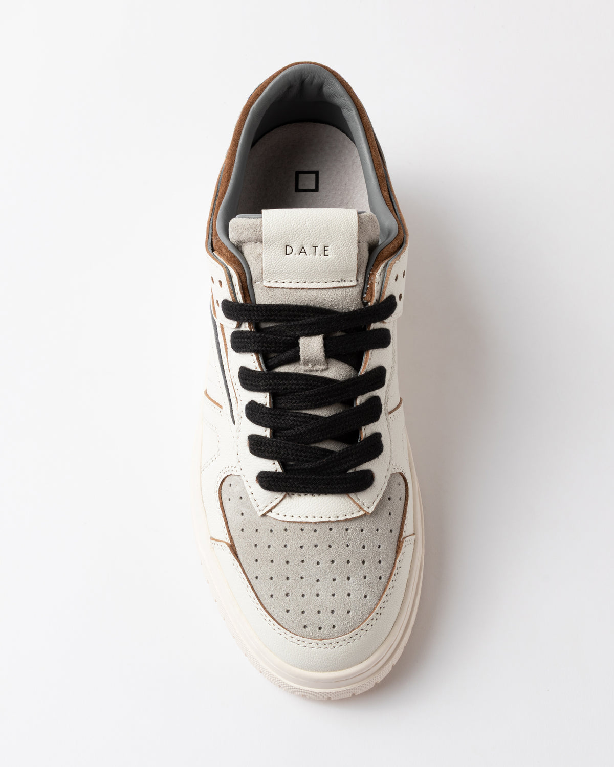 D.A.T.E. Sneakers Uomo TORNEO COLORED White Cuoio